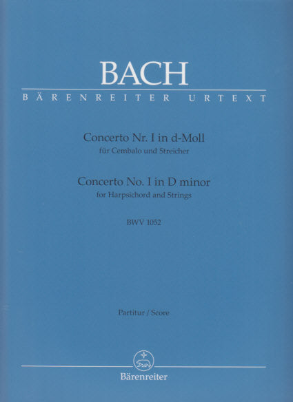 Bach, Concerto BWV 1052 Full Score (Barenreiter)