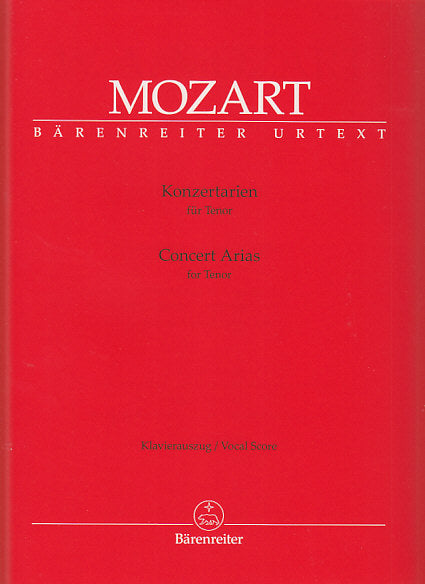 Mozart, Konzertarien (Ten,Pf) (Barenreiter)