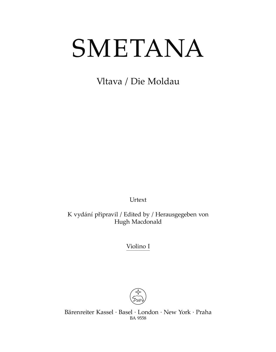 Smetana, Vltava/Moldau Violin I (Barenreiter)