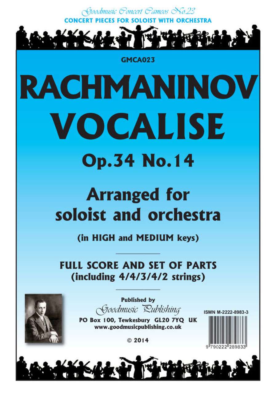Rachmaninoff, Vocalise op. 34/14 (Set) (Goodmusic Pub.)