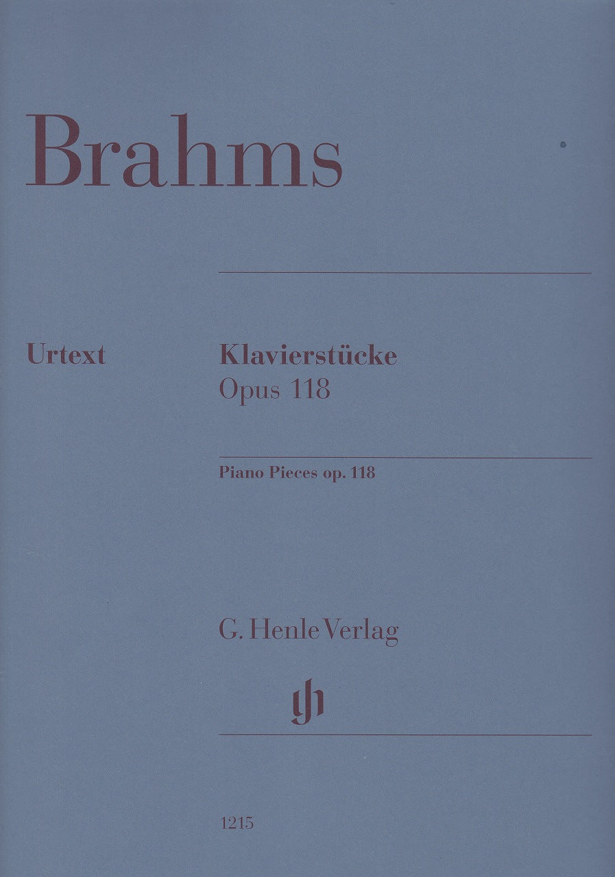 Brahms, Klavierstucke op. 118 (Eich) (Henle)
