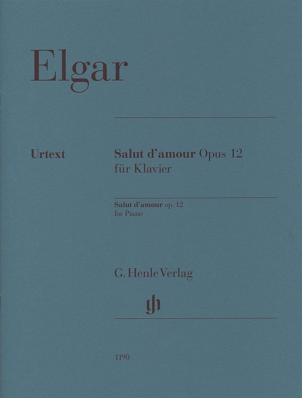 Elgar, Salut d'amour op. 12 (Henle)