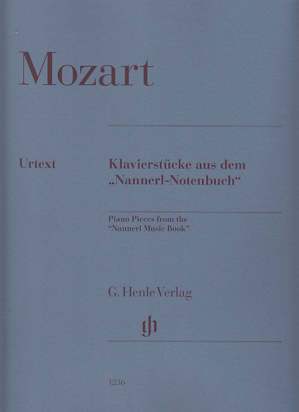 Mozart, Nannerl-Notenbuch, Klavierstucke (Henle)