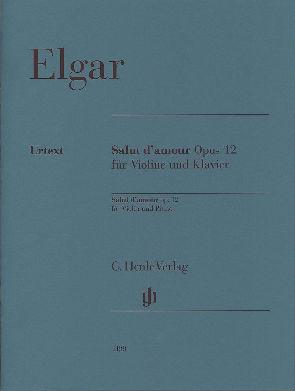 Elgar, Salut d'amour in E, op. 12 (Henle)