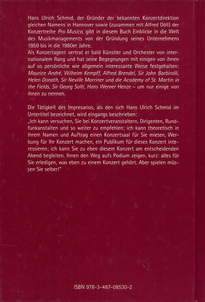 Schmid, Aber spielen mussen Sie selber (Olms)