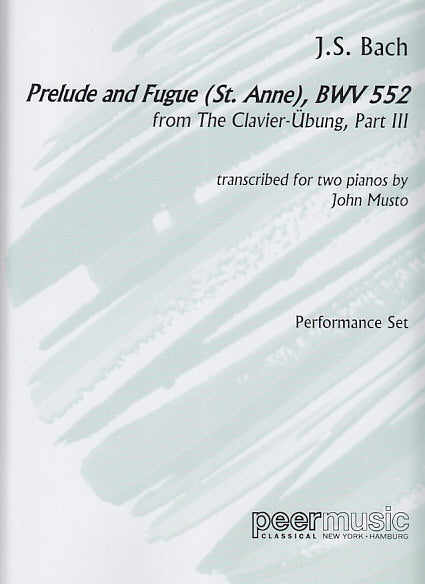 Bach, Prelude and Fugue BWV 552 St Anne (Peermusic)