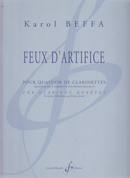 Beffa, Feux d'artifice (EbCl,2BbCl,BsCl) (Billaudot)