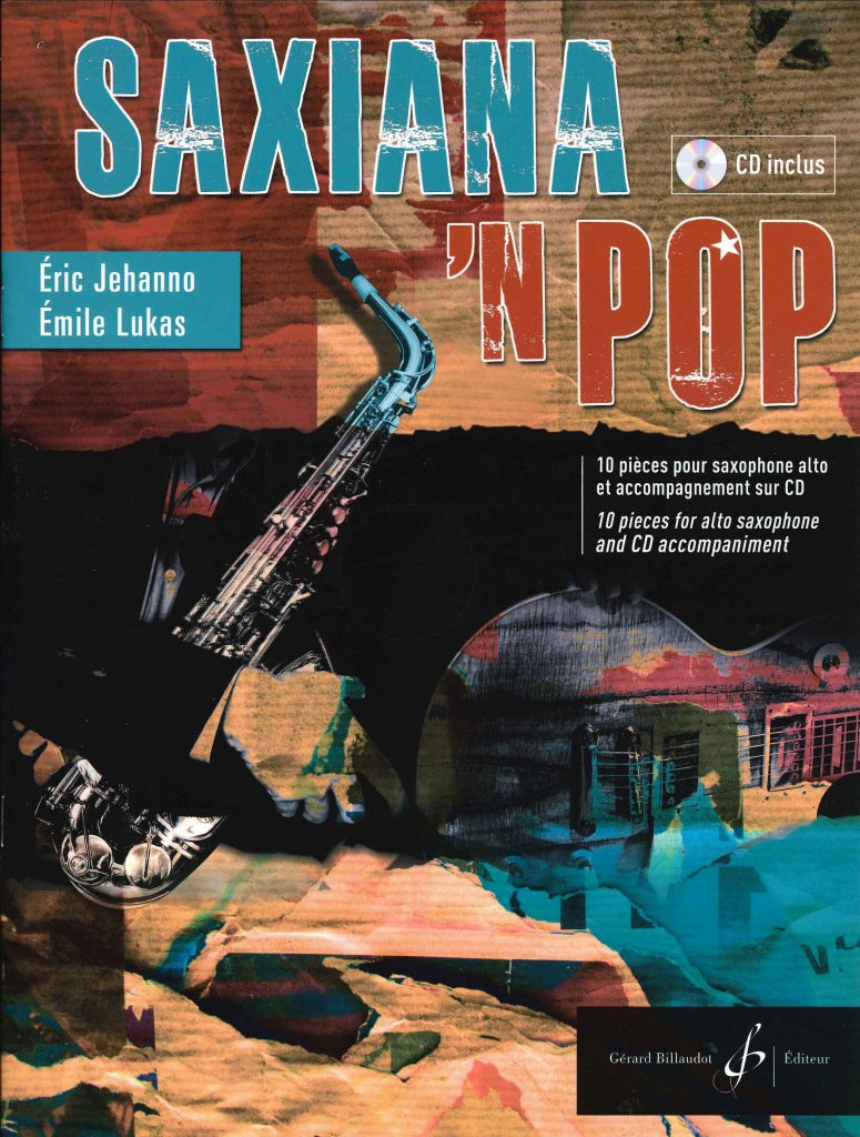 Jehanno/Lukas, Saxiana 'n Pop (+CD) (Billaudot)