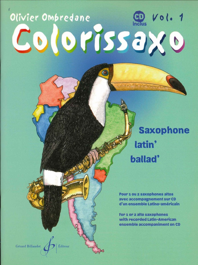 Ombredane, Colorissaxo 1 (+CD) (Billaudot)