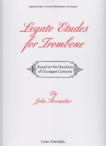 Concone, Legato Etude for Trombone (Carl Fischer)