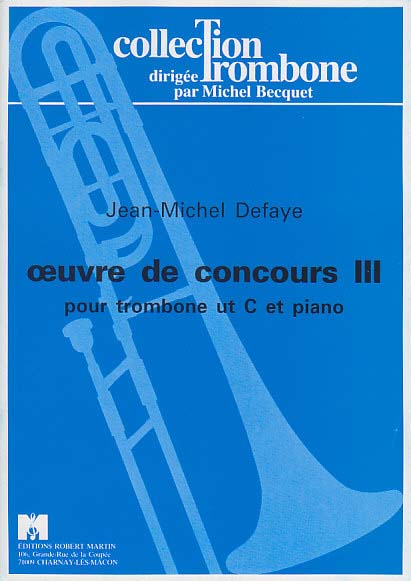 Defaye, Oeuvre de concours 3 (Robert Martin)