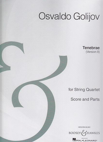 Golijov, Tenebrae, ver. 2 (Str.Qrt) (Boosey)