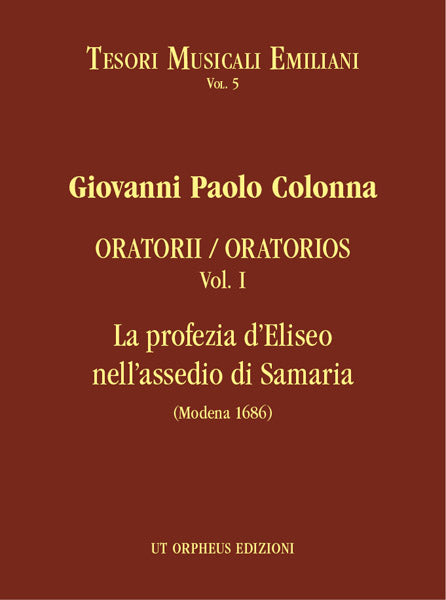 Colonna, Oratorii 1: Profezia d'Eliseo (Ut Orpheus)