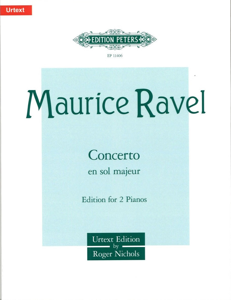 Ravel, Concerto en sol (2-Pf Red) (Peters)