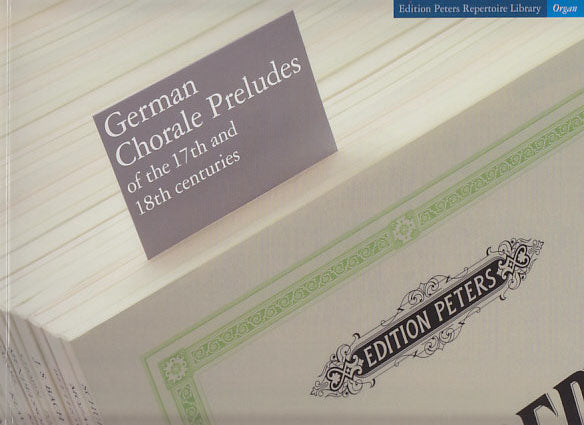 German Chorale Preluds of the 17th/18th (Peters)