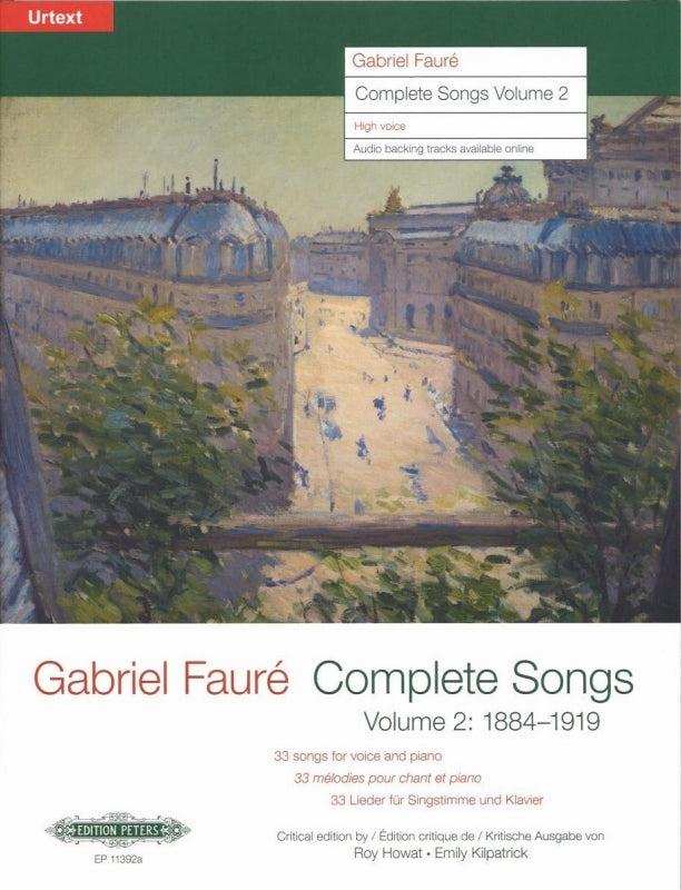 Faure, Complete Songs 2: 1884-1919 (H) (Peters)