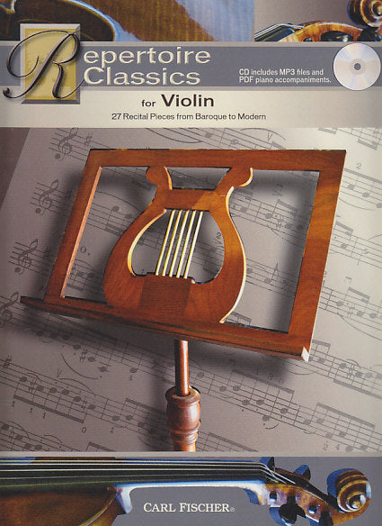 Repertoire Classics for Violin (+CD-ROM) (Carl Fischer)