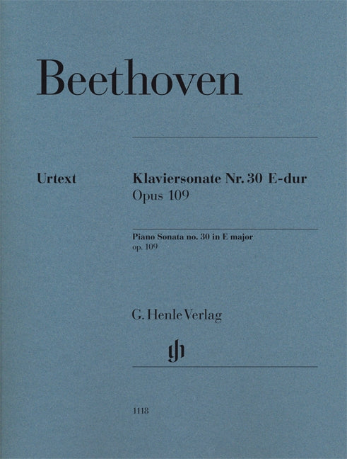 Beethoven, Sonata op.109 in E (rev.) (Henle)