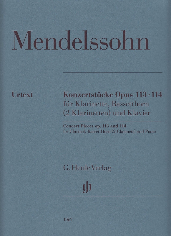 Mendelssohn, Konzertstucke op. 113, 114 (Henle)