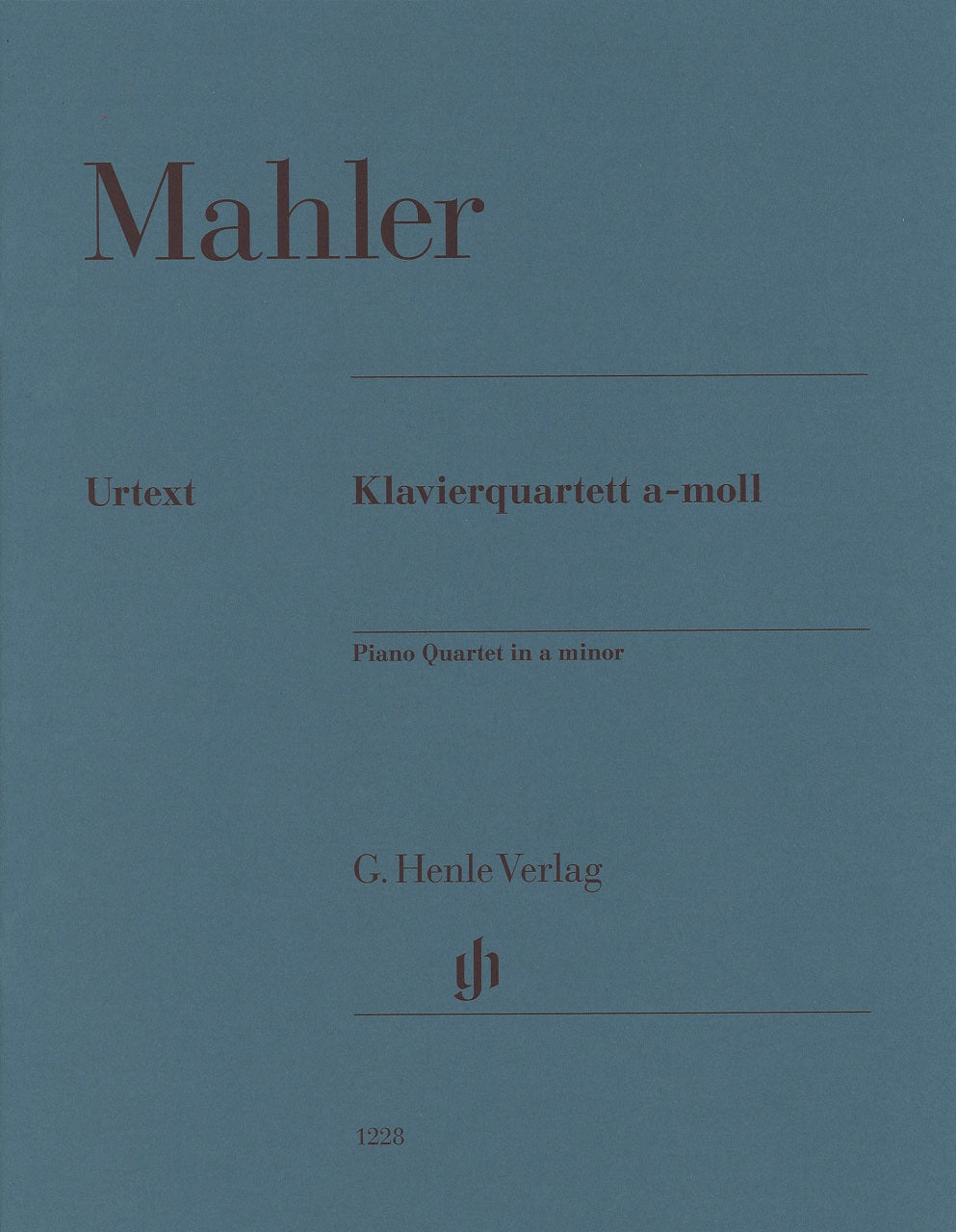 Mahler, Piano Quartet in a (Henle)