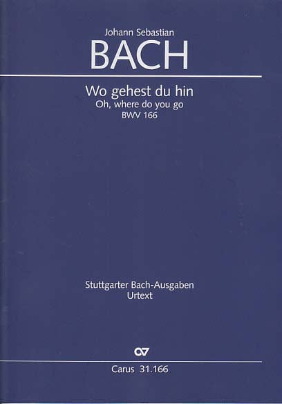 Bach, Kantate BWV 166 Full Score (Carus)