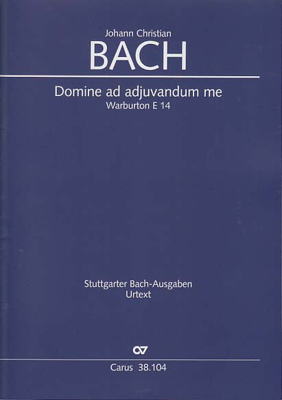 Bach,J.C., Domine ad Adjuvandum me Score (Carus)