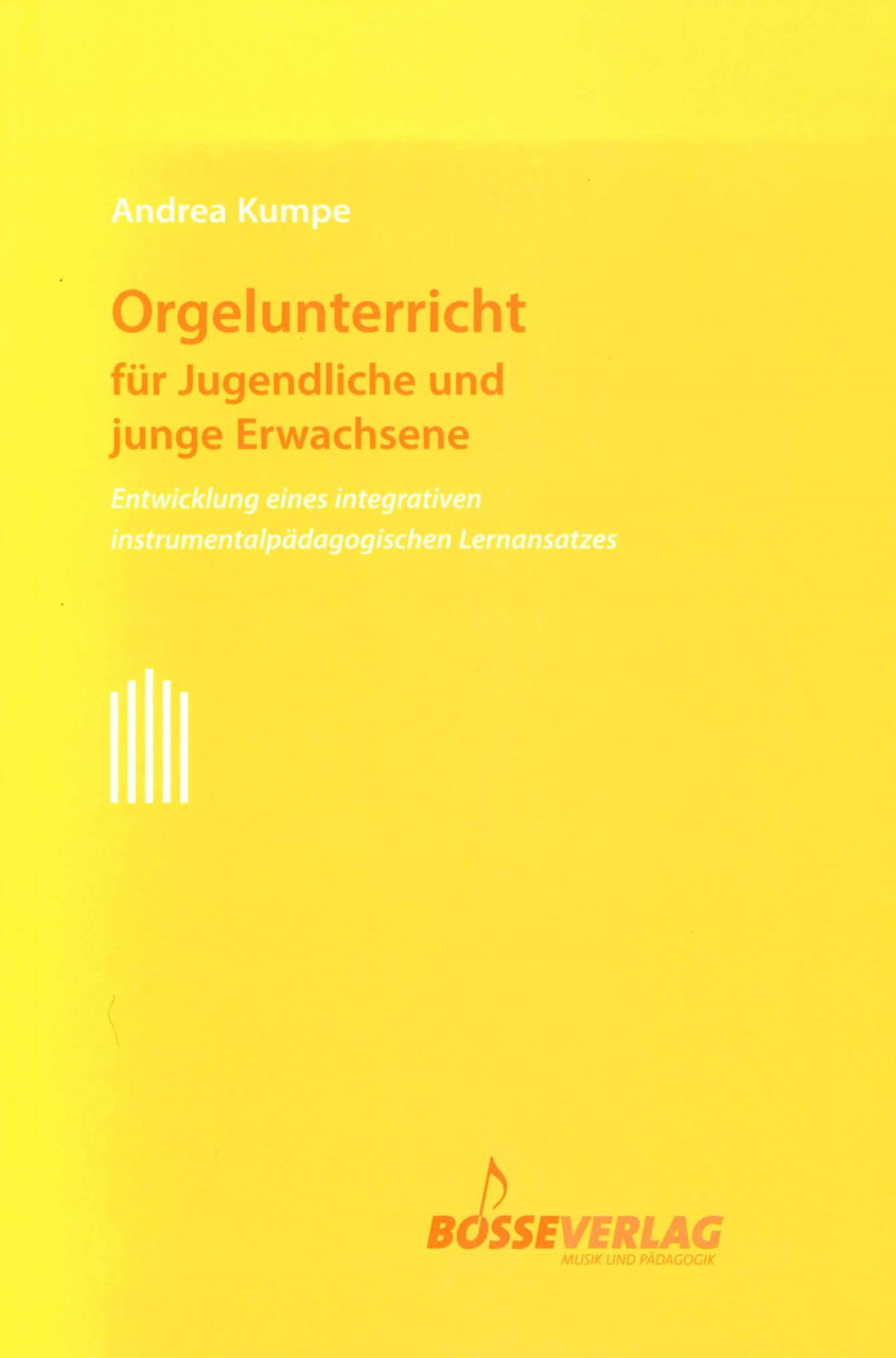 Kumpe, Orgelunterricht fur Jugendliche (Bosse)