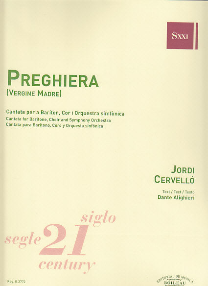 Cervello, Preghiera 'Vergine Madre' (Boileau)