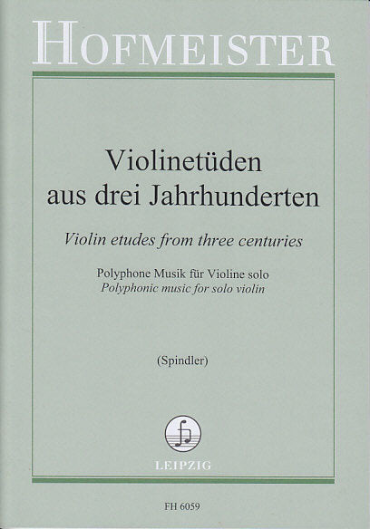 Violinetuden aus 3 Jahrhunderten (Hofmeister)