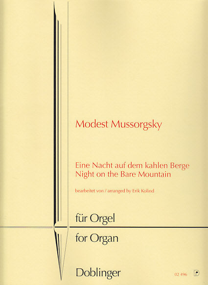 Mussorgsky, Night on the Bare Mountain (Doblinger)