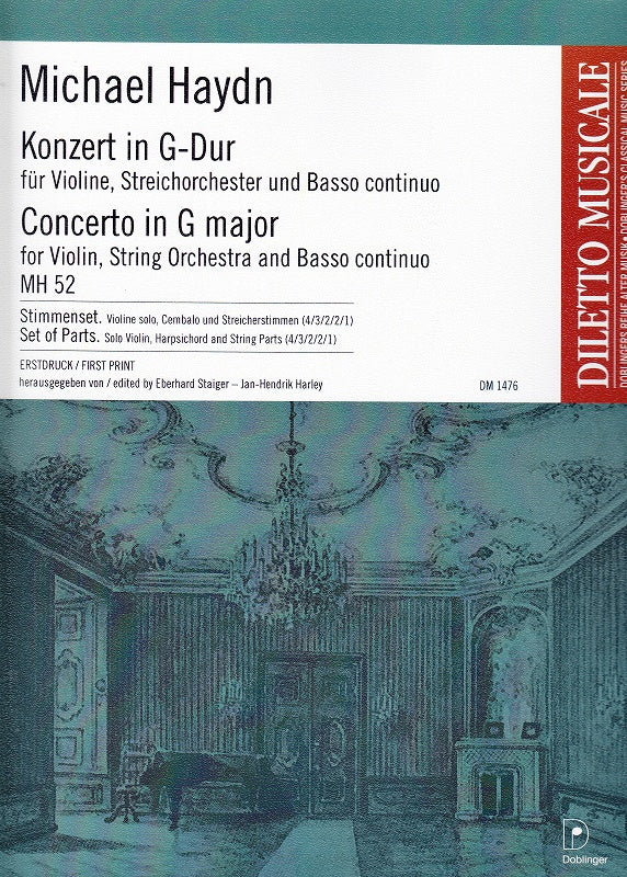 Haydn,M., Concerto in G, MH 52 Parts (Doblinger)