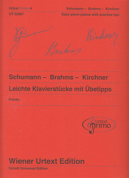 Urtext Primo 4: Schumann, Brahms (Wiener Urtext Edition)
