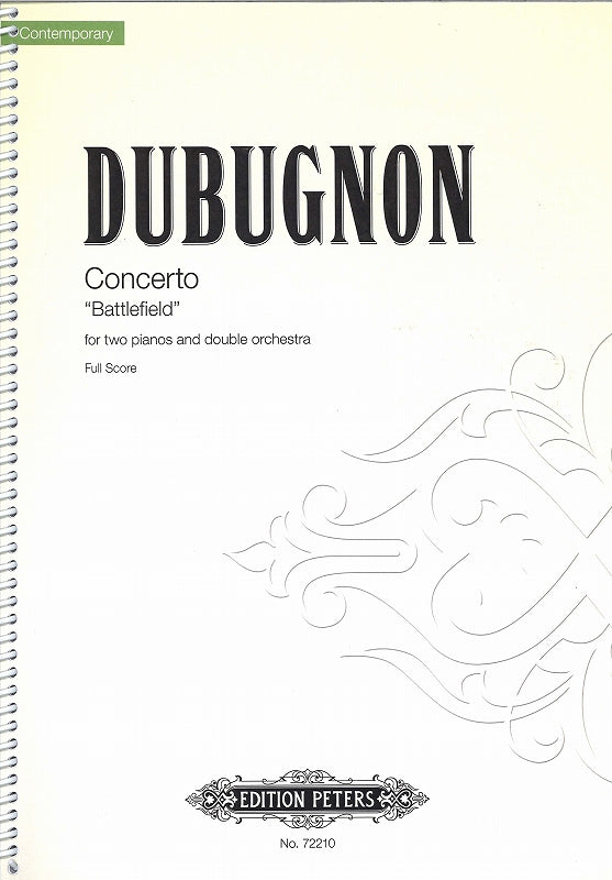 Dubugnon, Concerto 'Battlefield' op. 54 (Peters)