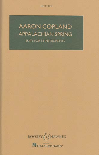 Copland, Appalachian Spring (13 Inst) (Boosey)