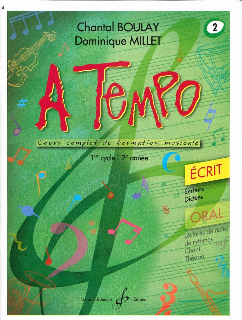 Boulay/Millet, A Tempo, Ecrit 2 (Billaudot)