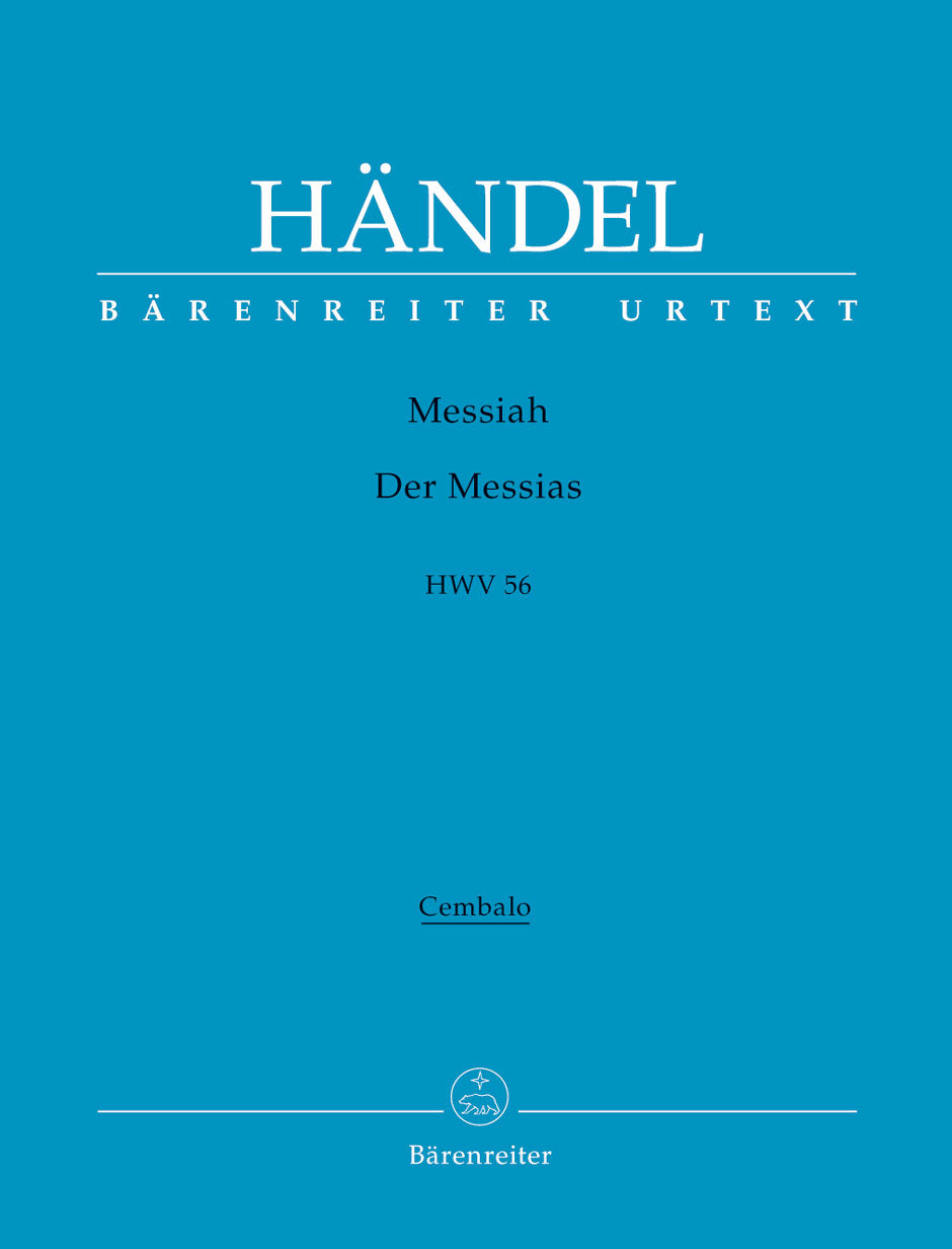Handel, Messiah (Cembalo/Organ) (Barenreiter)