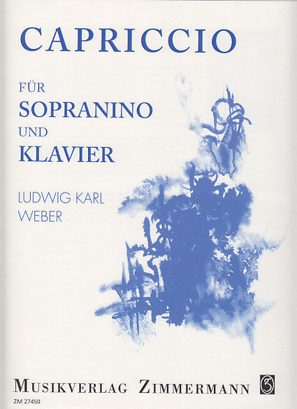 Weber,L.K., Capriccio (SnRec,Pf) (Zimmermann)