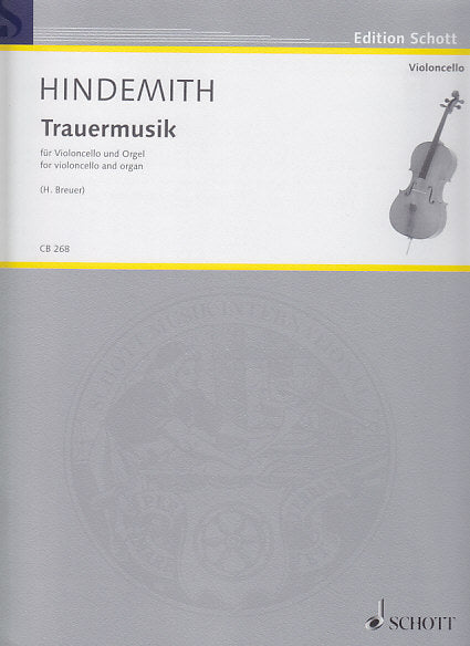 Hindemith, Trauermusik (Vc,Org) (Schott)