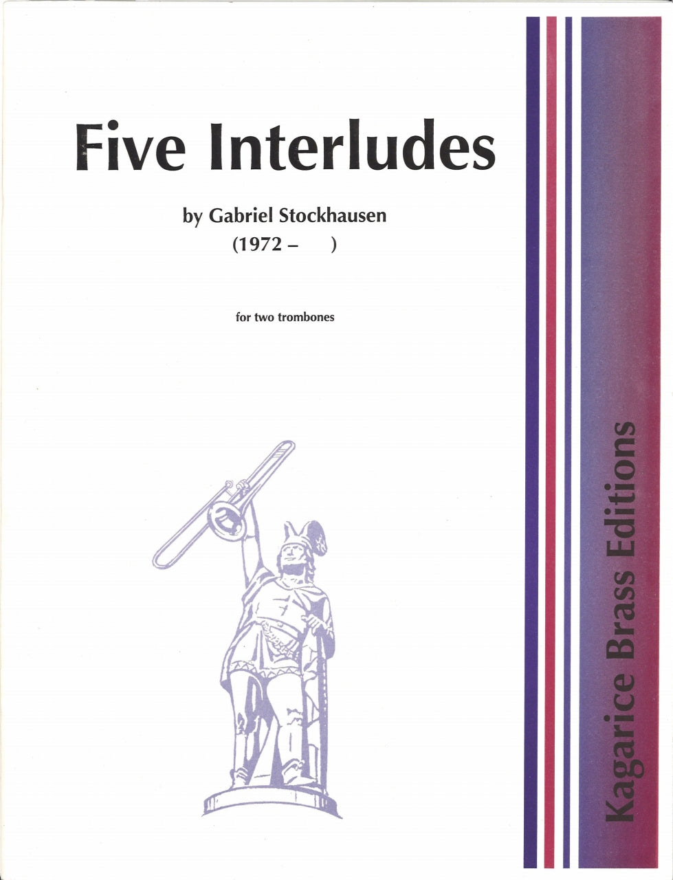 Stockhausen,G., 5 Interludes (2Tbn) (Kagarice Brass Editions)