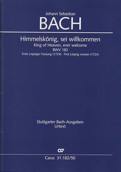 Bach, Kantate BWV 182 in G Full Score (Carus)