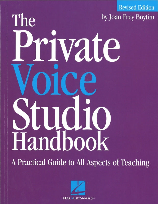 Boytim, Private Voice Studio Handbook (Hal Leonard)