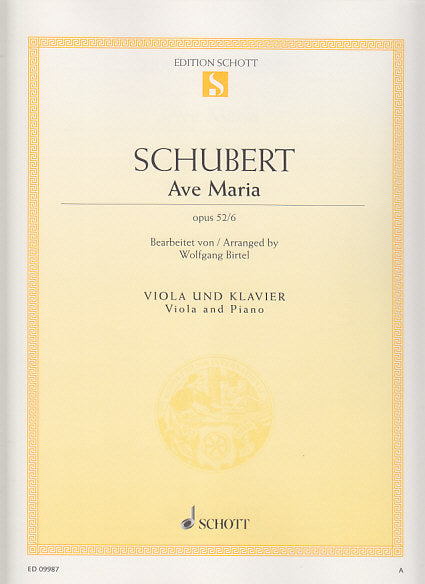 Schubert, Ave Maria op. 52/6 D 839 (Schott)