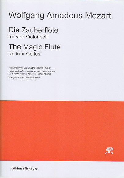 Mozart, Zauberflote (4Vc) (Offenburg, Edition)