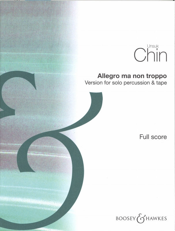 Chin, Allegro ma non troppo (Perc,Tape) (Boosey)