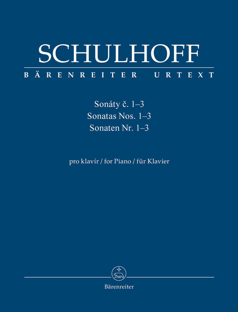 Schulhoff, Sonatas No. 1-3 (Barenreiter)