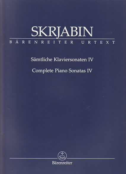 Scriabin, Sonaten 4: Nr. 9, 10 (Barenreiter)