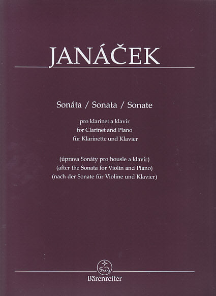 Janacek, Sonata (arr. Brill) (Barenreiter)