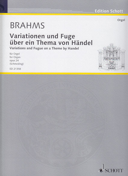 Brahms, Handel-Variationen op. 24 (Schott)