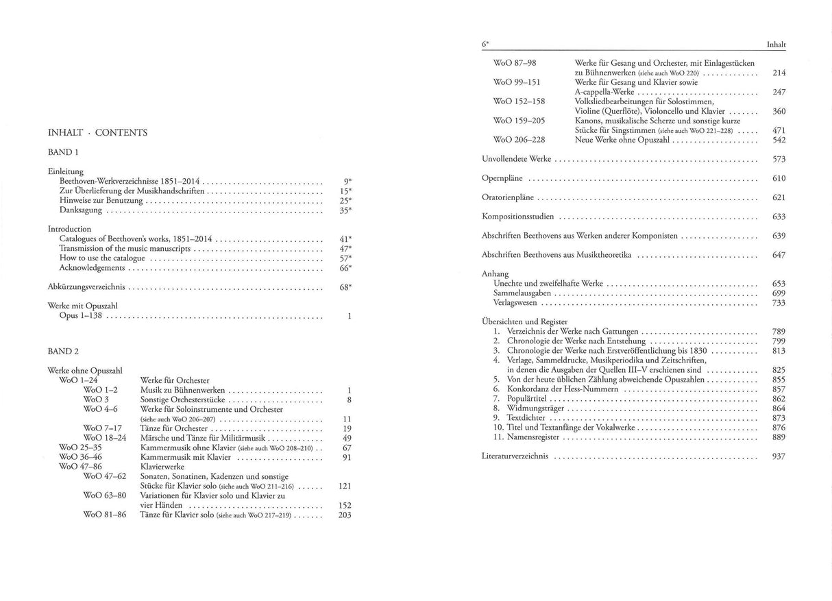 Beethoven Thematisch-Werkverzeichnis (Henle)