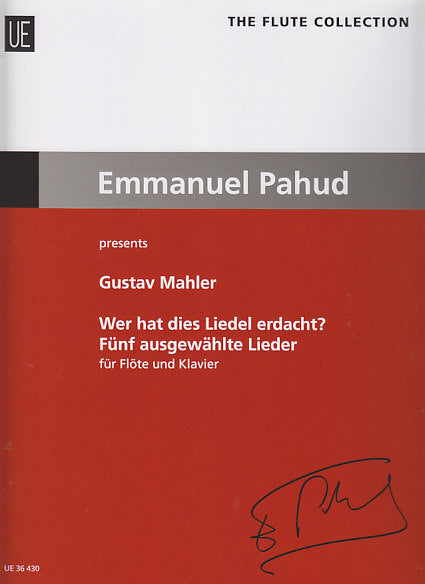Mahler, Wer hat dies Liedel erdacht? (Universal)